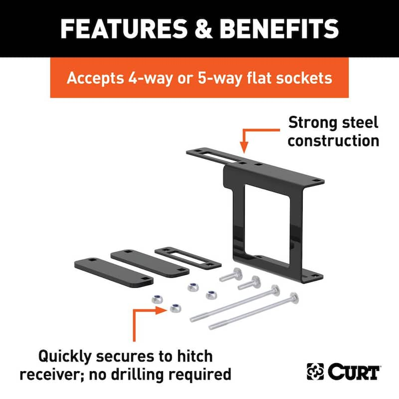 Easy-Mount Brackets for 4 or 5-Way Flat (2Receiver, 10-Pack)