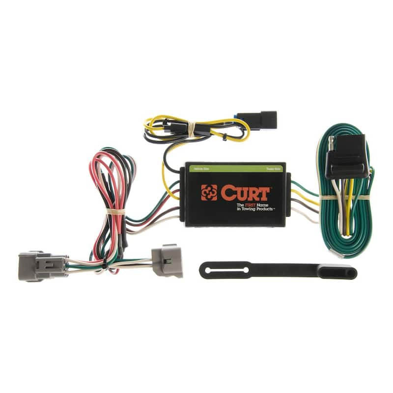 Custom Vehicle-Trailer Wiring Harness, 4-Way Flat Output, Select Jeep Grand Cherokee, Quick Electrical Wire T-Connector