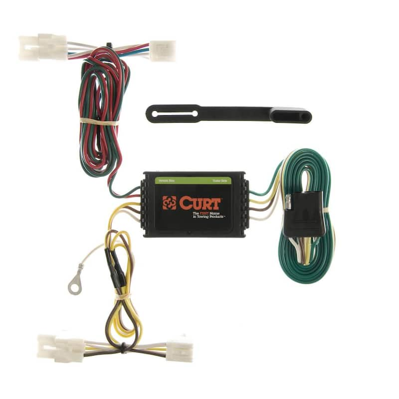 Custom Vehicle-Trailer Wiring Harness, 4-Way Flat Output, Select Kia Sedona Van, Quick Electrical Wire T-Connector