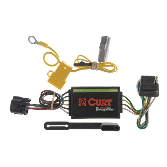 Custom Vehicle-Trailer Wiring Harness, 4-Flat, Select Toyota Tundra, OEM Tow Package Required, Quick T-Connector