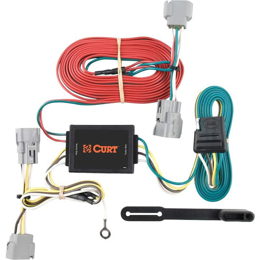 Custom Vehicle-Trailer Wiring Harness, 4-Way Flat Output, Select Mitsubishi Montero, Except Sport, Quick T-Connector