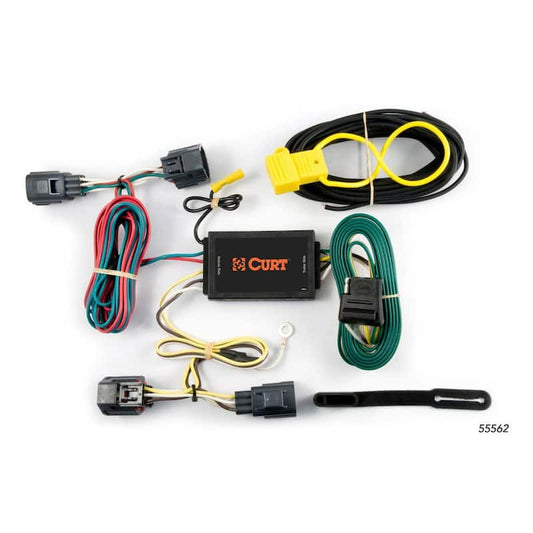 Custom Vehicle-Trailer Wiring Harness, 4-Way Flat Output, Select Dodge Magnum, Quick Electrical Wire T-Connector