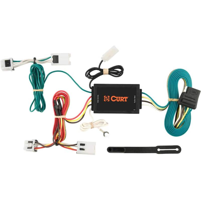 Custom Vehicle-Trailer Wiring Harness, 4-Way Flat Output, Select Nissan Quest, Quick Electrical Wire T-Connector