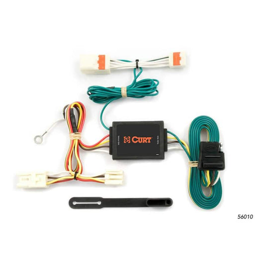 Custom Vehicle-Trailer Wiring Harness, 4-Way Flat Output, Select Mazda MPV Van, Quick Electrical Wire T-Connector