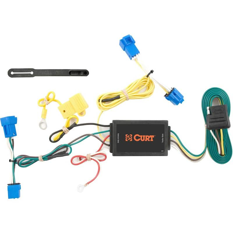 Custom Vehicle-Trailer Wiring Harness, 4-Way Flat Output, Select Cadillac CTS Sedan, Coupe, Quick Wire T-Connector