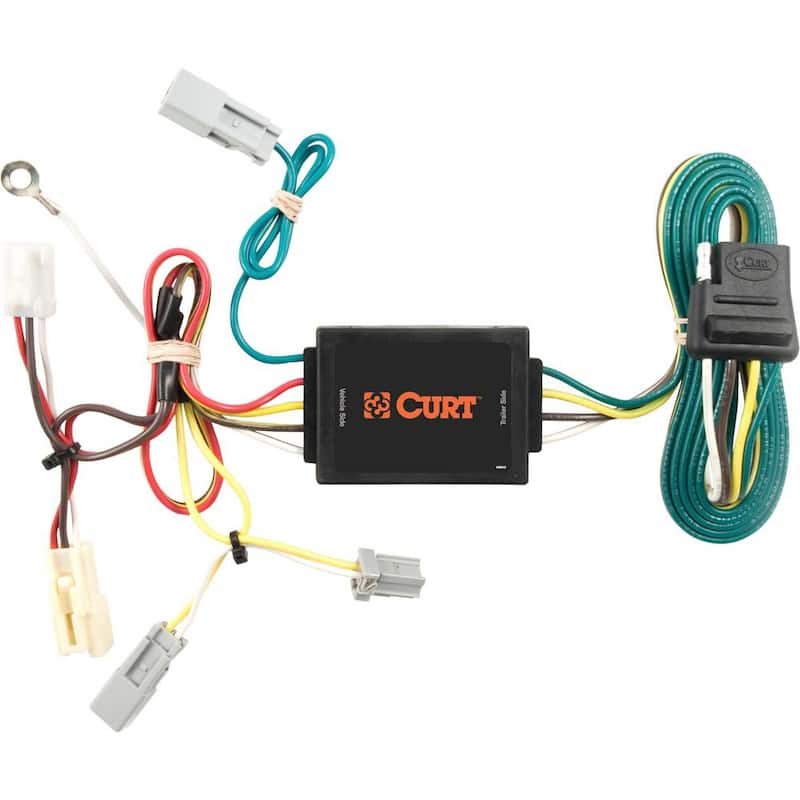 Custom Vehicle-Trailer Wiring Harness, 4-Way Flat Output, Select Honda Accord Coupe, Quick Electrical Wire T-Connector