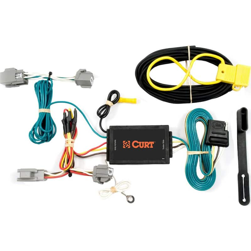 Custom Vehicle-Trailer Wiring Harness, 4-Way Flat Output, Select Lincoln MKS, Ford Fiesta Hatchback, Quick T-Connector