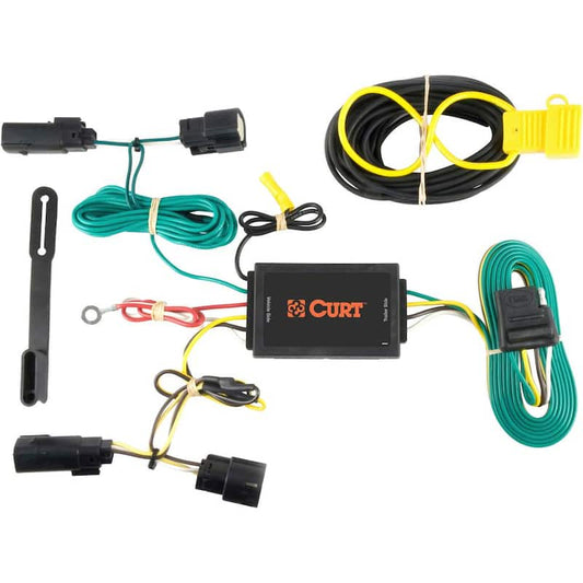 Custom Vehicle-Trailer Wiring Harness, 4-Way Flat Output, Select Lincoln MKT, Quick Electrical Wire T-Connector