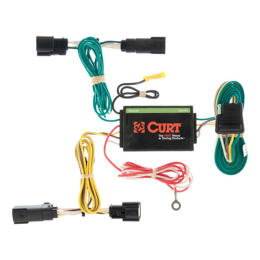 Custom Vehicle-Trailer Wiring Harness, 4-Way Flat Output, Select Lincoln MKX, Quick Electrical Wire T-Connector