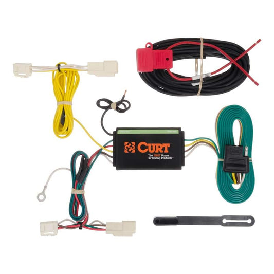 Custom Vehicle-Trailer Wiring Harness, 4-Way Flat Output, Select Lexus LS460 sedan, Quick Electrical Wire T-Connector