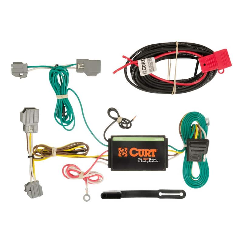 Custom Vehicle-Trailer Wiring Harness, 4-Way Flat Output, Select Chevrolet Impala, Quick Electrical Wire T-Connector