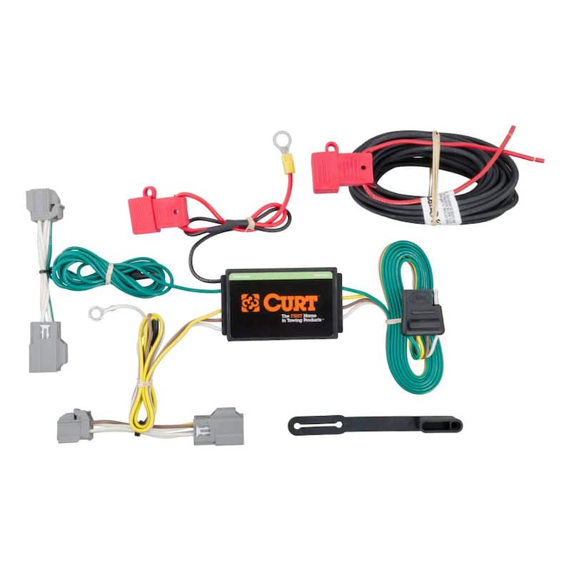 Custom Vehicle-Trailer Wiring Harness, 4-Way Flat Output, Select Cadillac CTS Sedan, Quick Electrical Wire T-Connector