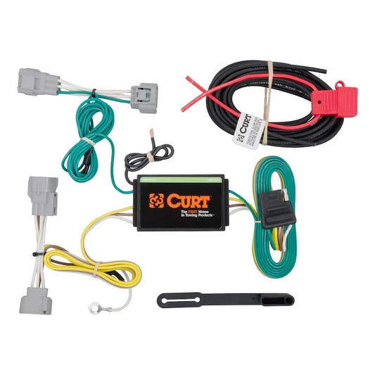 Custom Vehicle-Trailer Wiring Harness, 4-Way Flat Output, Select Jeep Cherokee, Quick Electrical Wire T-Connector