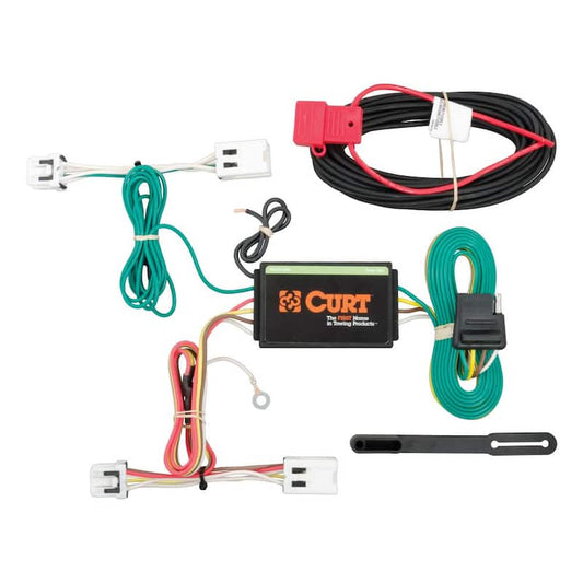 Custom Vehicle-Trailer Wiring Harness, 4-Way Flat Output, Select Nissan Leaf, Quick Electrical Wire T-Connector