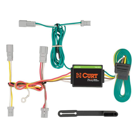 Custom Vehicle-Trailer Wiring Harness, 4-Way Flat Output, Select Acura TL, Quick Electrical Wire T-Connector