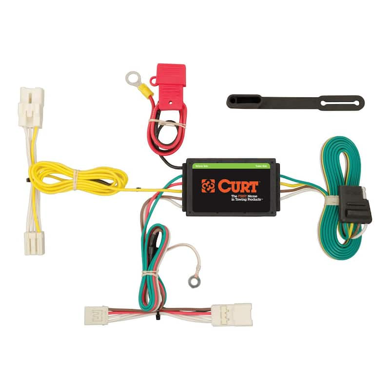 Custom Vehicle-Trailer Wiring Harness, 4-Way Flat Output, Select Hyundai Sonata Hybrid, Quick Wire T-Connector