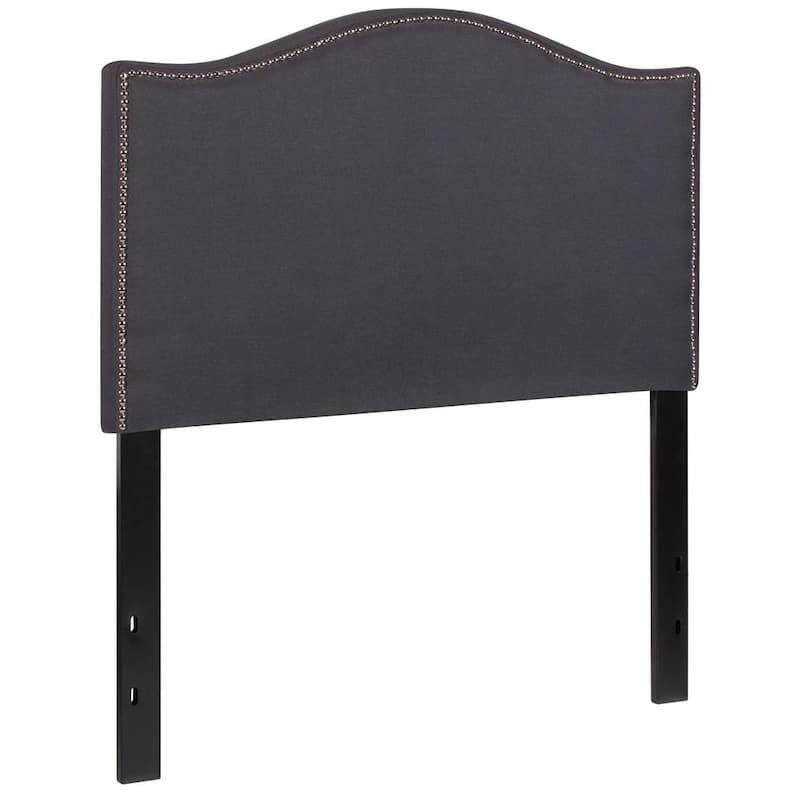 Dark Gray Twin Headboard Panel Design