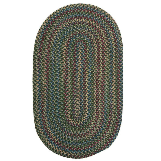 Worley Dark Green 4 ft. x 7 ft. Solid Indoor/Outdoor Area Rug