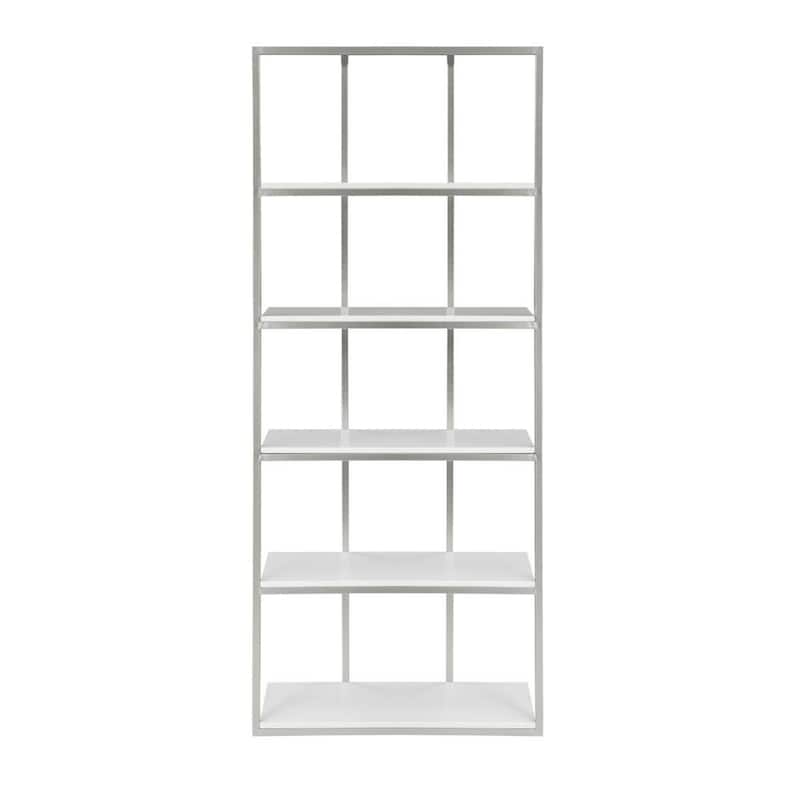 Dreamy White & Champagne Lights 74 in. H Etagere