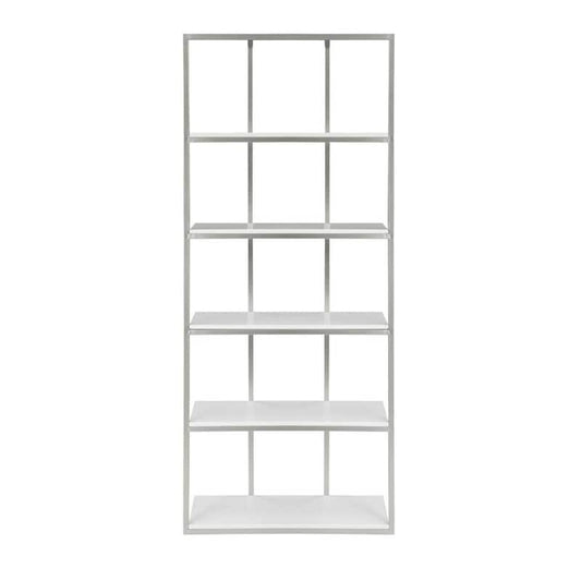 Dreamy White & Champagne Lights 74 in. H Etagere