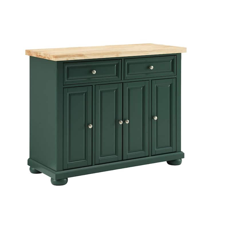 Madison Emerald Green Kitchen Island