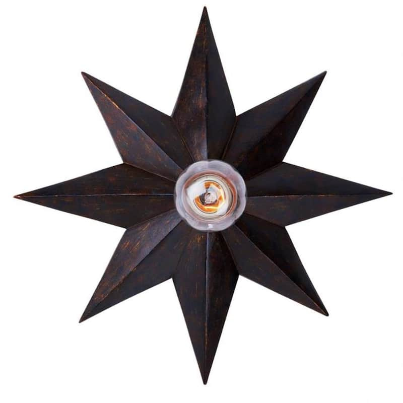 Astro 1-Light English Bronze Sconce