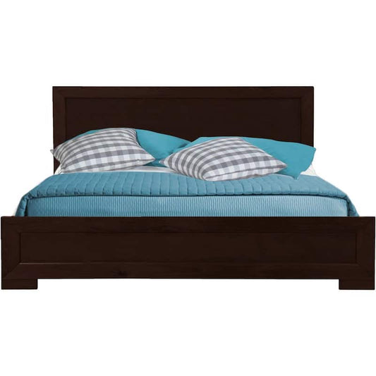 Oxford Dark Wood Espresso Queen Platform Bed