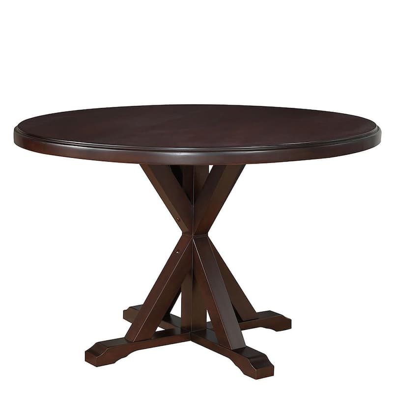 Monet Espresso X-Base Dining Table