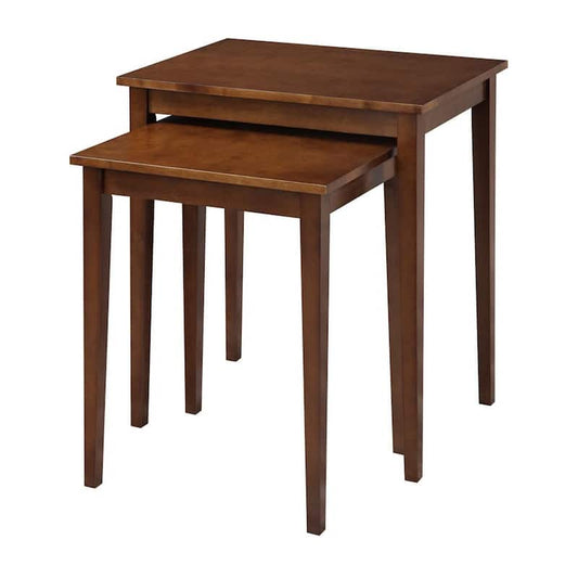 American Heritage Nesting Espresso End Tables (2-Piece)