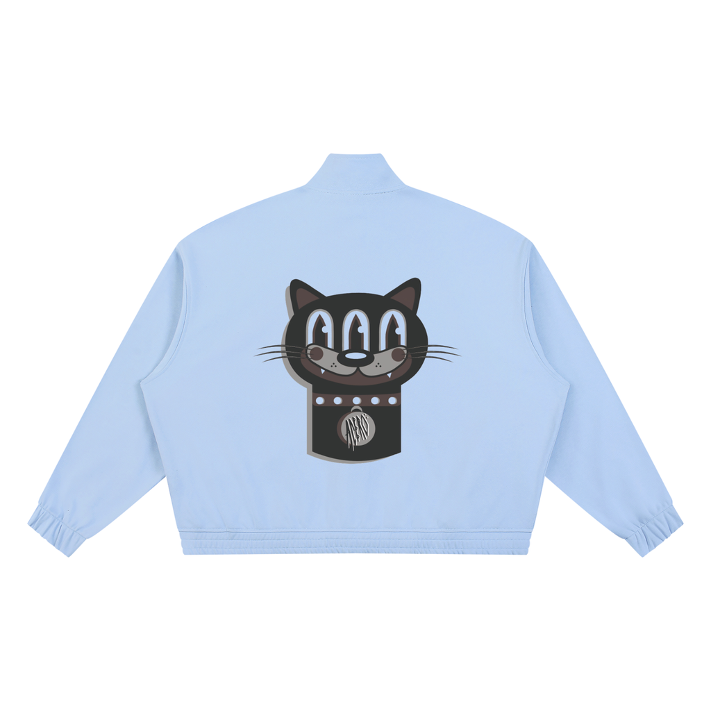 Andreina Acero Unisex Boxy Stand Collar Full Zip Jacket