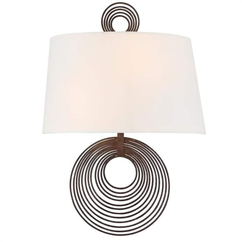 Doral 2-Light Forged Bronze Sconce