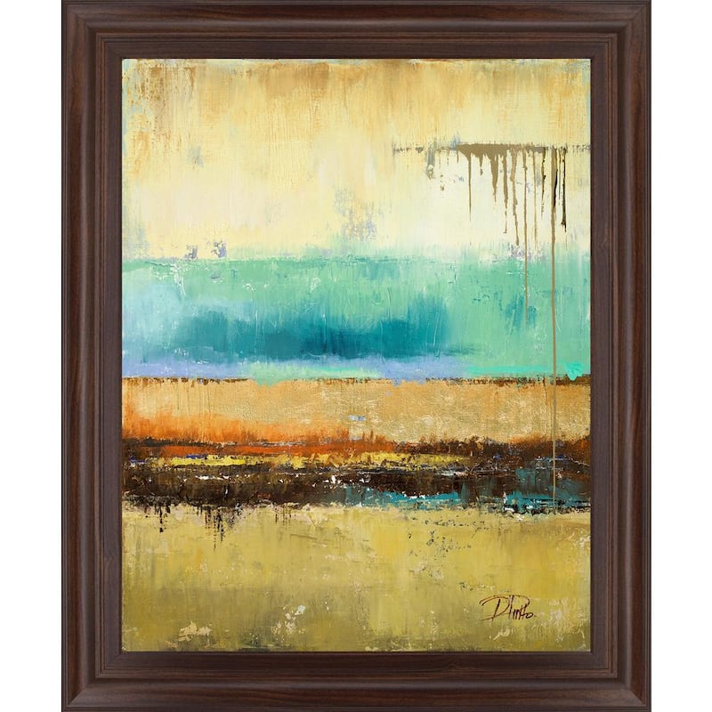 Rain IBy Patrica Pinto Framed Graphic Print Abstract Wall Art 28 in. x 34 in.