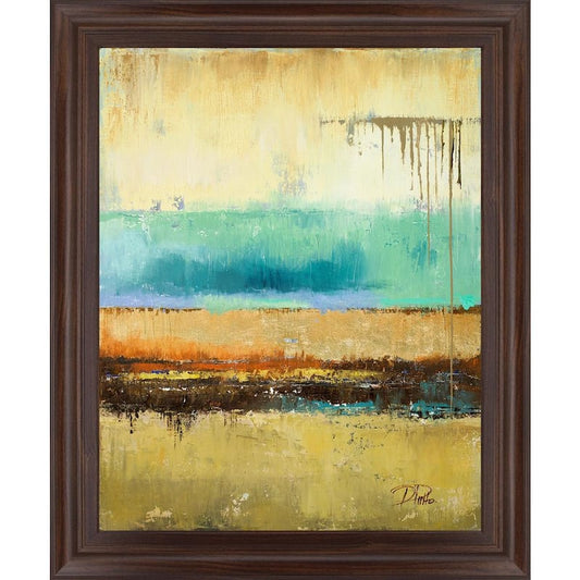 Rain IBy Patrica Pinto Framed Graphic Print Abstract Wall Art 28 in. x 34 in.