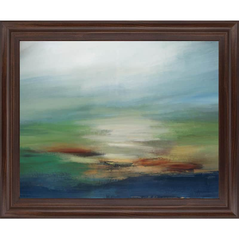 First LightBy S. D'Auguiar Framed Print Abstract Wall Art 28 in. x 34 in.