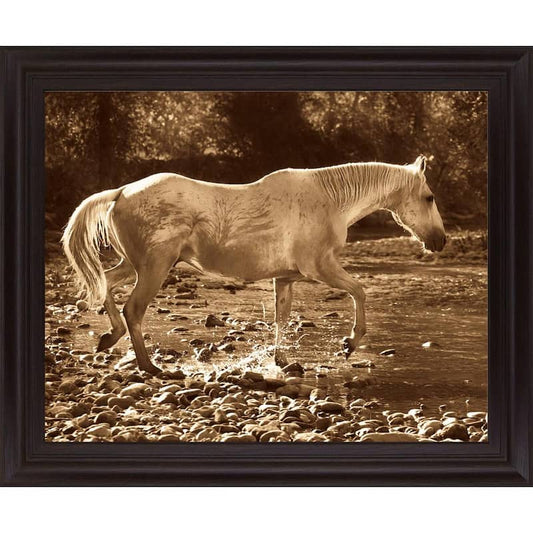 The CrossingBy Wendy Caro Framed Print Animal Wall Art 28 in. x 34 in.