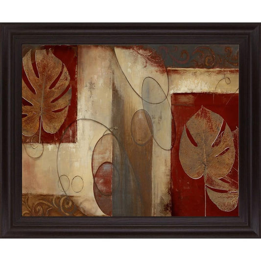 Inspiration In CrimsonBy Patricia Pinto Framed Print Nature Wall Art 28 in. x 34 in.