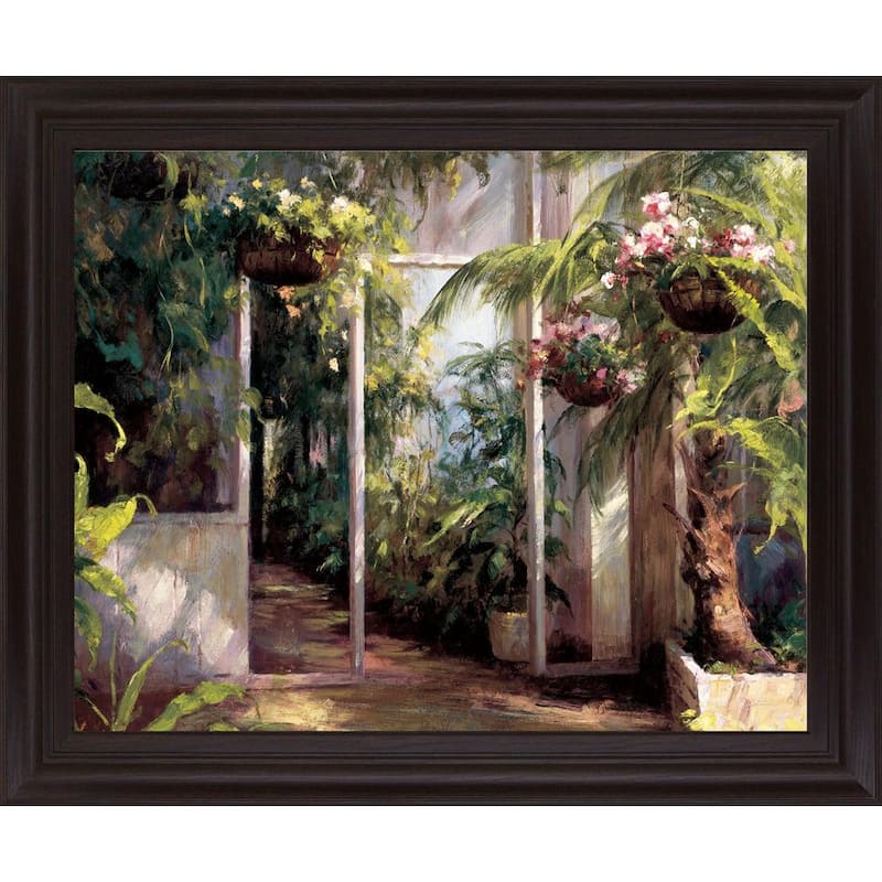 Atriums First Light IBy Hali Framed Print Nature Wall Art 28 in. x 34 in.