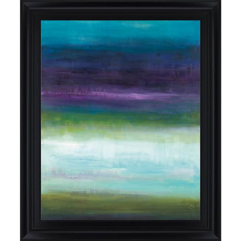 Midnight MulberryBy Wani Pasion Framed Abstract Print Wall Art 28 in. x 34 in.