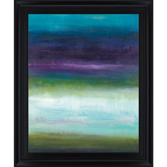 Midnight MulberryBy Wani Pasion Framed Abstract Print Wall Art 28 in. x 34 in.