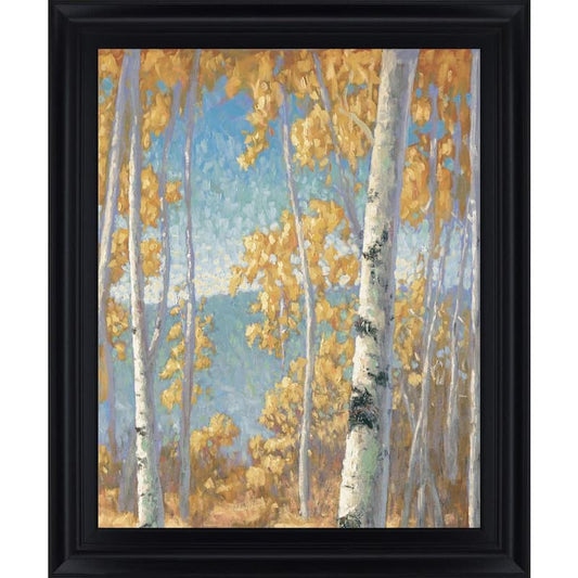 Honey Birch IlBy John Macnab Framed Graphic Print Nature Wall Art 28 in. x 34 in.