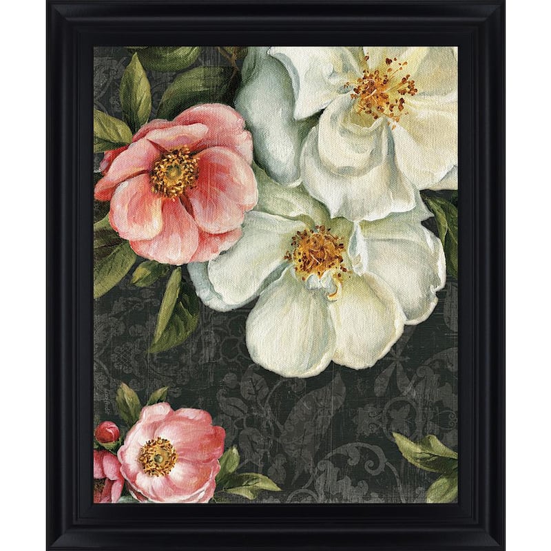 Floral Damask IBy Lisa Audit Framed Print Wall Art 28 in. x 34 in.