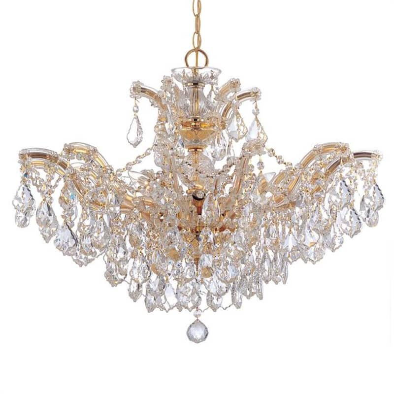 Maria Theresa 6-Light Gold Crystal Chandelier