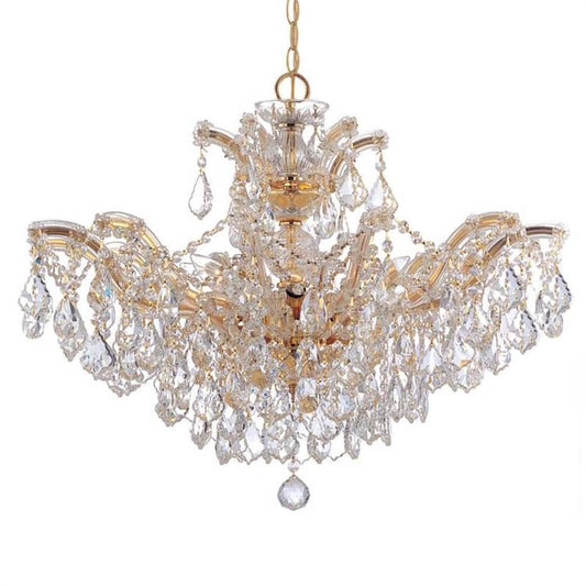 Maria Theresa 6-Light Gold Crystal Chandelier