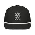 Michelle Mishkin Golf Rope Cap Embroidered Black & White Unisex