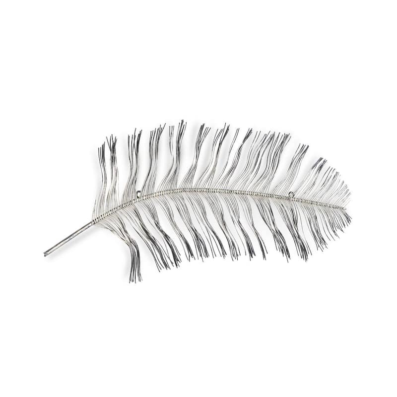 Decorative Metal Peacock Feather Wall Decor