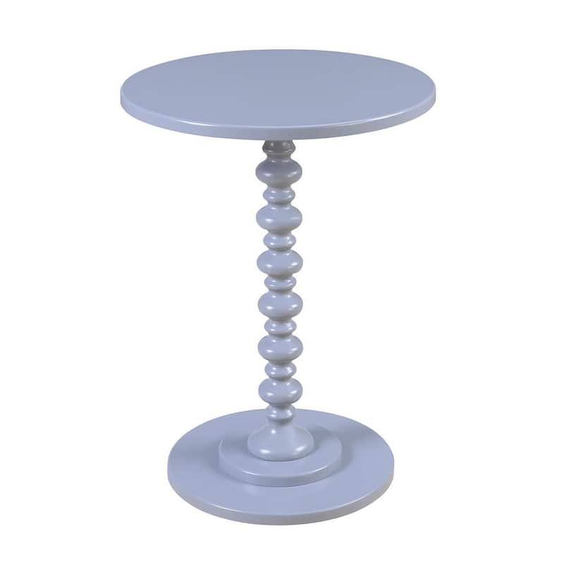 Palm Beach Gray Spindle End Table