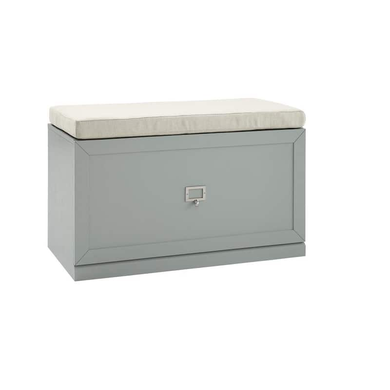 Harper Gray Storage Bench 33 in. x 16.5 in. x 20.5 in.