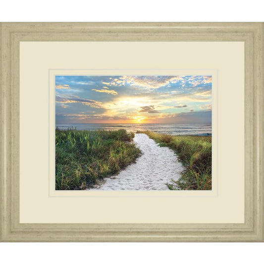 Morning TrailBy Celebrate Life Gallery Framed Print Nature Wall Art 34 in. x 40 in.