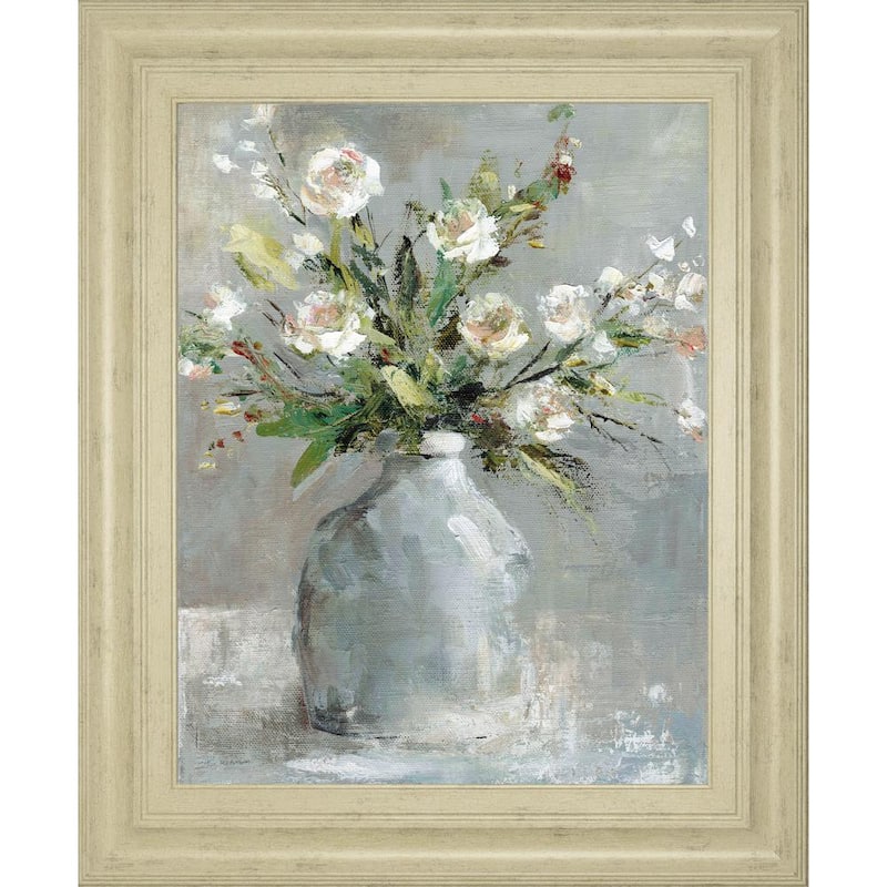 Country Bouquet IBy Carol Robinson Framed Print Wall Art 26 in. x 22 in.