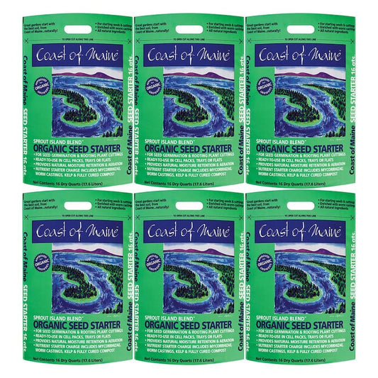 Organic Seed Starter for Root Plant Cuttings, 16 qt. (6-Pack)